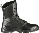 5.11 タクティカル メンズ ブーツ 5.11 Tactical Men's ATAC 2.0 8'' Side Zip Tactical Boots - Black