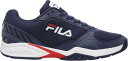 フィラ メンズ シューズ Fila Men's Volley Zone Pickleball Shoes - Red/White/Blue