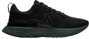 ナイキ メンズ ランニングシューズ Nike Men's React Infinity Run Flyknit 2 Running Shoes - Black/...