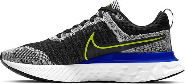 ナイキ メンズ ランニングシューズ Nike Men's React Infinity Run Flyknit 2 Running Shoes - White/Racer Blue