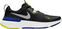 ナイキ メンズ ランニングシューズ Nike Men's React Miler Running Shoes - Black/Silver/Blue