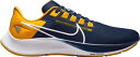 ナイキ メンズ ランニングシューズ Nike Air Zoom Pegasus 38 WVU Running Shoes - West Virginia Yel...