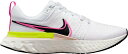 ナイキ メンズ ランニングシューズ Nike Men's React Infinity Run Flyknit 2 Running Shoes - White/...