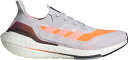 AfB_X Y jOV[Y adidas Men's Ultraboost 21 Running Shoes - Grey/Orange