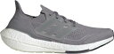 アディダス メンズ ランニングシューズ adidas Men's Ultraboost 21 Running Shoes - Grey/Grey