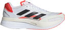 アディダス メンズ ランニングシューズ adidas Men's Adizero Boston 10 Running Shoes - White/Orange