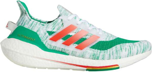アディダス メンズ ランニングシューズ adidas Men's Ultraboost 21 Running Shoes - Green/Red アディダス メンズ ランニングシューズ adidas Men's Ultraboost 21 Running Shoes - Green/Red