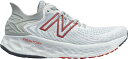 ニューバランス メンズ ランニングシューズ New Balance Men's Fresh Foam 1080 V11 Running Shoes - Whit...