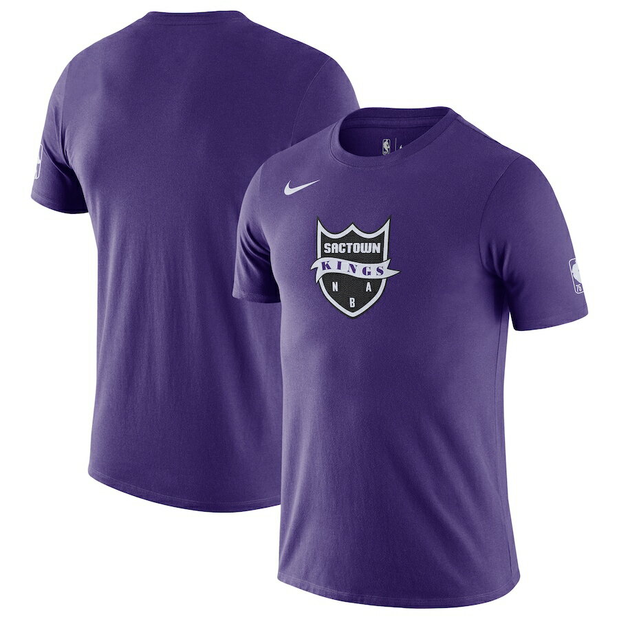 ナイキ メンズ Tシャツ ”Sacramento Kings" Nike 2021/22 City Edition Essential Logo T-Shirt - Purple