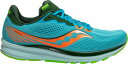 サッカニー メンズ ランニングシューズ Saucony Men's Ride 14 Running Shoes - Future Blue