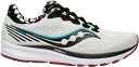 サッカニー メンズ ランニングシューズ Saucony Men's Ride 14 Running Shoes - White/Black