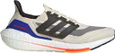 アディダス メンズ ランニングシューズ adidas Men's Ultraboost 21 Running Shoes - White/Black/Purpl...