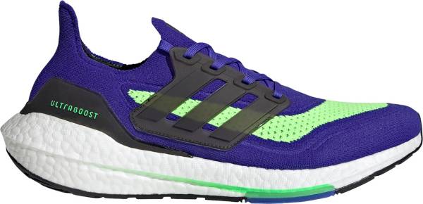 アディダス メンズ ランニングシューズ adidas Men's Ultraboost 21 Running Shoes - Green/Black/Purple