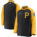 ナイキ メンズ ジャケット ”Pittsburgh Pirates Nike Authentic Collection Dugout Full-Zip Jacket - Black