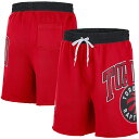 iCL Y oXp n[tpc v^[Y Toronto Raptors Nike 75th Anniversary Courtside Fleece Shorts - Red