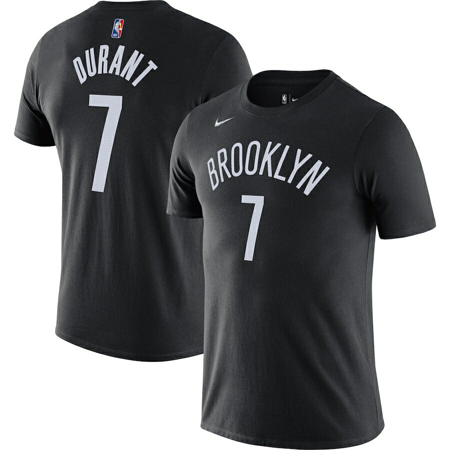 ナイキ メンズ Tシャツ Kevin Durant Brooklyn Nets Nike Diamond Icon Name Number T-Shirt - Black