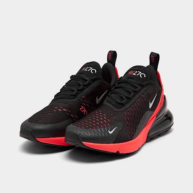 ナイキ メンズ Nike Air Max 270 スニーカー Black/Metallic Silver/Bright Crimson エアマックス270