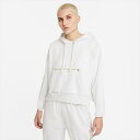 iCL fB[X p[J[ Women's Nike Dri-Fit Swoosh Fly Standard Issue Pullover Hoodie - Birch Heather/Pale Ivory