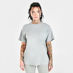 ナイキ レディース Tシャツ 半袖 Women's Nike Sportswear Essential T-Shirt - Dark Grey Heather/White