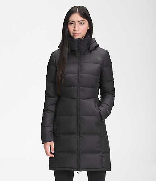 楽天trois　HOMMEノースフェイス レディース ダウンジャケット The North Face Women’s Metropolis Parka - TNF Black