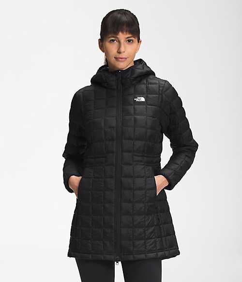 楽天trois　HOMMEノースフェイス レディース ダウンジャケット The North Face Women’s ThermoBall Eco Parka - TNF Black