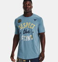 A_[A[}[ Y TVc Men's Project Rock The Grind Short Sleeve - Mississippi/Academy