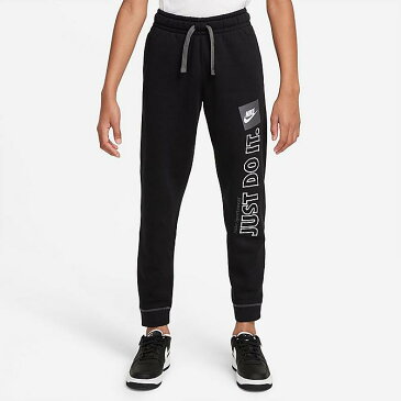 ナイキ キッズ ジョガーパンツ Boys' Nike Sportswear Just Do It Jogger Pants - Black/Iron Grey