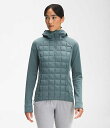 ノースフェイス レディース ジャケット The North Face Women's ThermoBall Hybrid Jacket - Goblin Blu...