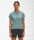 ノースフェイス レディース Tシャツ The North Face Women's Short Sleeve Simple Logo Tri-Blend Tee - Goblin Blue Heather