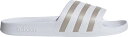 AfB_X Y T_ adidas Men's Adilette Aqua Slides - White/White