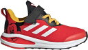 AfB_X LbY/WjA jOV[Y adidas Kids' Preschool FortaRun Running Shoes - Red/Black/White