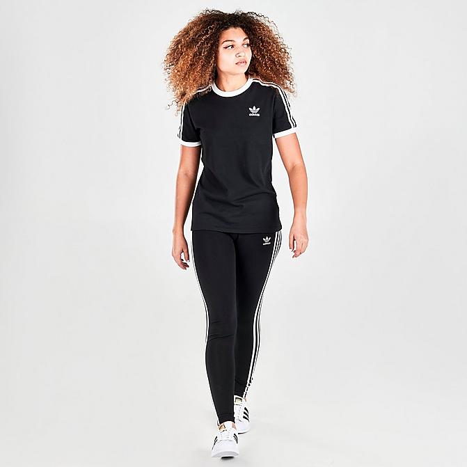 楽天trois　HOMMEアディダス レディース レギンス Women's Adidas Originals Adicolor Classics 3-Stripes Tights - Black