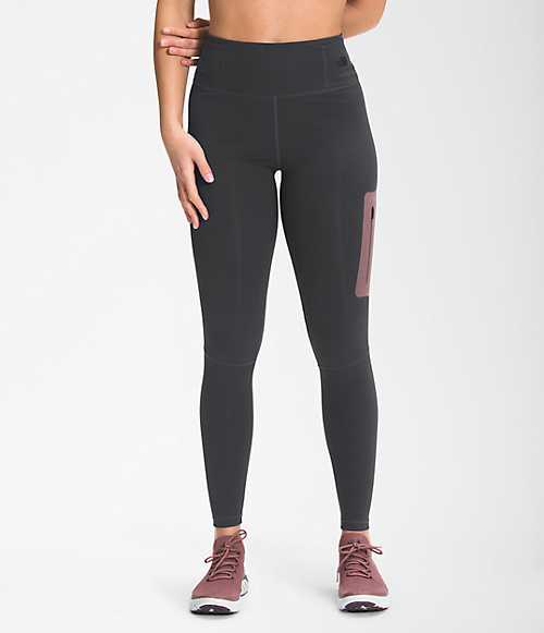 楽天trois　HOMMEノースフェイス レディース レギンス The North Face Women’s Paramount Tight - Asphalt Grey/Twilight Mauve