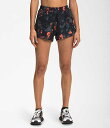 m[XtFCX fB[X V[gpc The North Face Womenfs Printed Wander Short - Emberglow Orange Scattershot Print