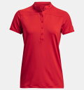 A_[A[}[ fB[X |Vc Under Armour Women's UA Performance Polo - Red/White