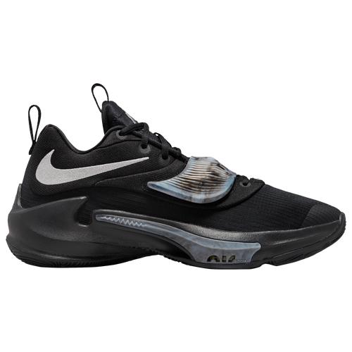 ナイキ メンズ バッシュ Nike Zoom Freak 3 - Black/Metallic Silver/Wolf Grey