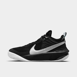 ナイキ キッズ バッシュ Nike Team Hustle D 10 GS - Black/Metallic Silver-Volt-White