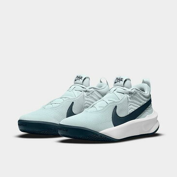 ナイキ キッズ バッシュ Nike Team Hustle D 10 GS - Aura/Armory Navy/White