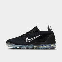 iCL fB[X Xj[J[ Women's Nike Air Vapormax 2021 Flyknit Running Shoes - Black/White/Metallic Silver