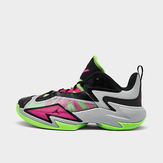 W[_ LbY obV Jordan One Take 3 GS - Wolf Grey/Pink Prime/Electric Green