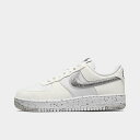 iCL fB[X Xj[J[ Women's Nike Air Force 1 Crater Casual Shoes - White/Black/Summit White