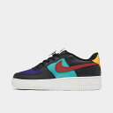 iCL LbY Xj[J[ Nike Air Force 1 Lv8 EMB GS - Black/Gym Red/Washed Teal/Court Purple