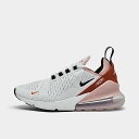 iCL fB[X Xj[J[ Women's Nike Air Max 270 Casual Shoes - White/Black/Pink Oxford/Burnt Sunrise