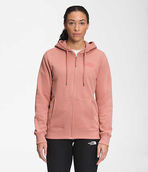 ノースフェイス レディース パーカー Women's Half Dome Full Zip Hoodie - Rose Dawn