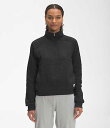 ノースフェイス レディース スウェットシャツ Women’s Longs Peak Quilted 1/4 Zip - TNF Black White Heather(4)