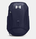 A_[A[}[ Y obNpbN bNTbN Under Armour UA Contain Backpack - Midnight Navy/Metallic Silver