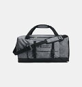 アンダーアーマー メンズ ダッフルバッグ Under Armour UA Gametime Duffle Bag - Pitch Gray Medium Heather/Black