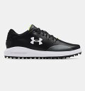 A_[A[}[ Y StV[Y Under Armour UA Draw Sport Spikeless Golf Shoes - Black/Pitch Gray