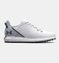 A_[A[}[ Y StV[Y Under Armour UA HOVR Drive Spikeless Golf Shoes - White/Mod Gray