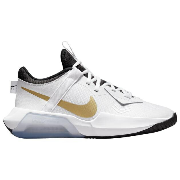 ナイキ キッズ バッシュ Nike Air Zoom Crossover GS - White/Gold